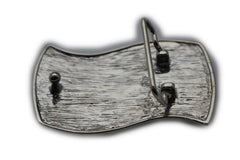 NEW Silver Metal 3D USA Flag United States Belt Buckle Men Cowboy Western