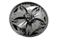 Silver Metal Round Shape Spinning Large Size Panda Bear Belt Buckle