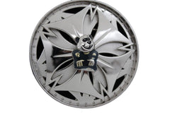 Silver Metal Round Shape Spinning Large Size Panda Bear Belt Buckle