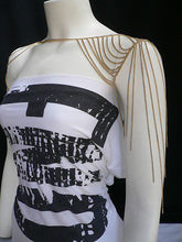 Women Gold Double Shoulders Body Chain Fashion Slim Stylish Design Cliche - alwaystyle4you - 2