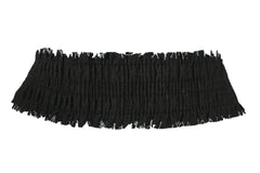 Black Light Blue Dark Blue Denim Stretch Fabric Elastic Hip High Waist Belt + Fringes New Women Fashion Accessories S M - alwaystyle4you - 4