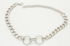 Women Western Hot Fashion Bracelet Silver Metal Chain Anklet Bling Shoe 2 Center Ring Charms