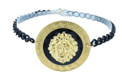 Turquoise Baby Blue Metal Boot Chain Bracelet Shoe Anklet Ball Waves Charm