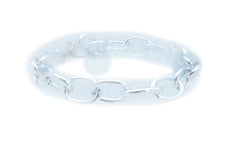 Western Fashion Silver Metal Chain Chunky Links Boot Bracelet Shoe Band