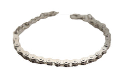 Silver Metal Chain Thick Motorcycle Links Western Boot Bracelet Charm Shoe