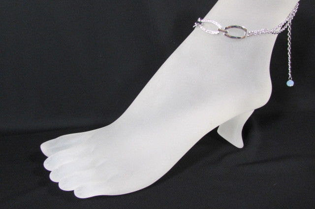 Fashion on sale silver anklets