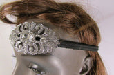 New Rhinestone Silver Women Fashion Metal Side Head Band Forehead Jewelry Hair Accessories Wedding - alwaystyle4you - 5