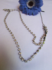 Brand New One Size Brand New Women Silver Metal Head Chain Rhinestones Fashion Hair Piece Jewelry Wedding Party Beach - alwaystyle4you - 2