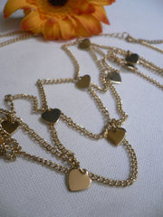 New Women Gold Multi Heart Fashion Metal Head Chain Head Band Fashion Jewelry Hair Accessories Casual Beach Party - alwaystyle4you - 3