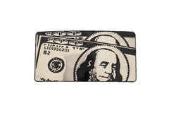 NEW $100 Bill Money Silver Metal Belt Buckle
