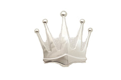 Men Women Silver Metal Belt Buckle Cowboy Western Fashion King Crown Big Size
