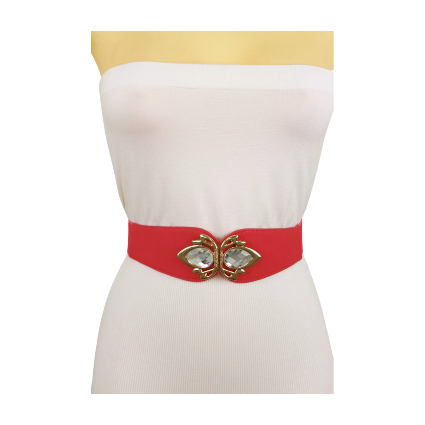 ladies gold belts for dresses Womens Gold Belt For Dresses - Real Leather 1 Inch 42" / 105 cm
