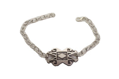 Silver Metal Chain Western Boot Bracelet Shoe Ethnic Charm Anklet Jewelry