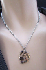 Chic Trendy Style Silver Chain Necklace Trible Pendant New Men Fashion #3 - alwaystyle4you - 3