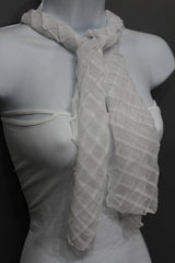 Blue Purple Green Red White Brown New Women Fashion Long Neck Scarf Soft Fabric Tie Wrap Geometric Mosaic Plaid - alwaystyle4you - 26