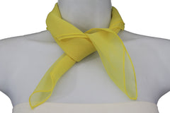 Sheer Fabric Mini Scarf