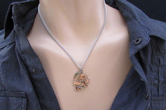 Chic Trendy Style Silver Chain Necklace Trible Pendant Men Fashion #3 - alwaystyle4you - 1