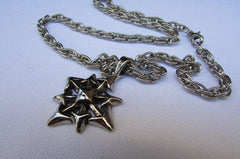 Chic Trendy Style Silver Chain Necklace Trible Pendant New Men Fashion #4 - alwaystyle4you - 2