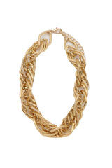 Thick Multi Link Short Metal Chain Necklace