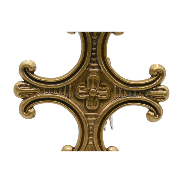 Brand New Men Women Belt Buckle Antique Gold Metal Jeremiah Cross Saint Maurice Weekend Wear