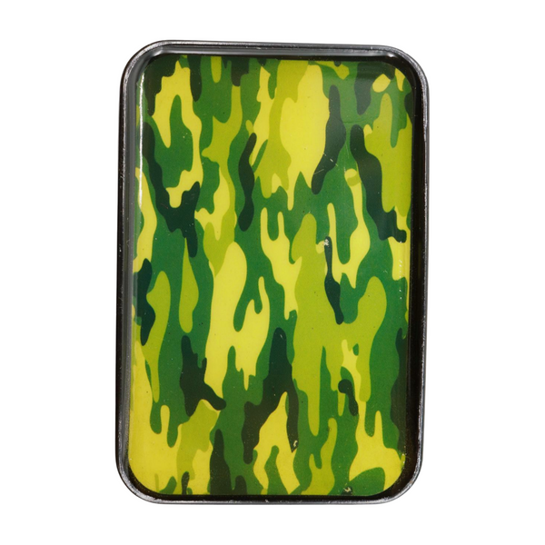 Brand New Men Black Metal Fashion Belt Buckle Army Green Camouflage