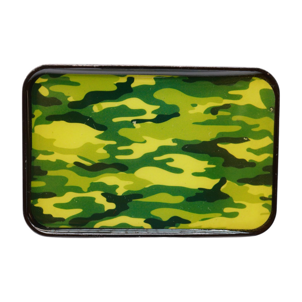 Brand New Men Black Metal Fashion Belt Buckle Army Green Camouflage