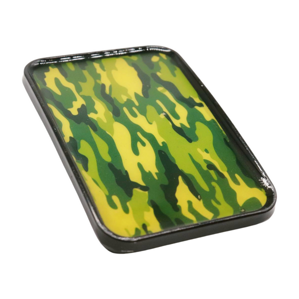 Brand New Men Black Metal Fashion Belt Buckle Army Green Camouflage