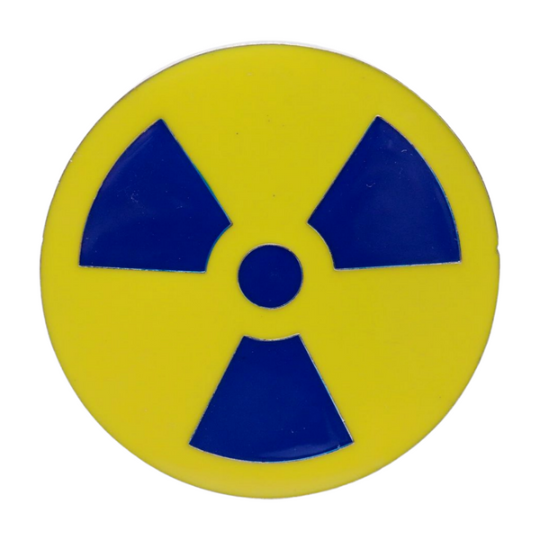 Brand New Men Fashion Belt Buckle Silver Metal Nuke Bomb Symbol Nuclear Animation Anime