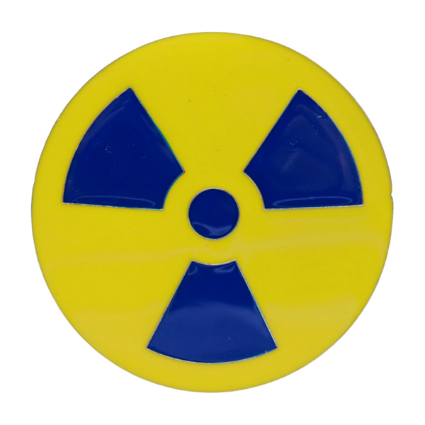 Brand New Men Fashion Belt Buckle Silver Metal Nuke Bomb Symbol Nuclear Animation Anime