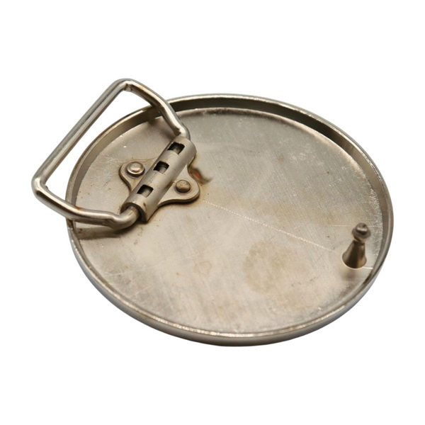 Brand New Men Fashion Belt Buckle Silver Metal Nuke Bomb Symbol Nuclear Animation Anime