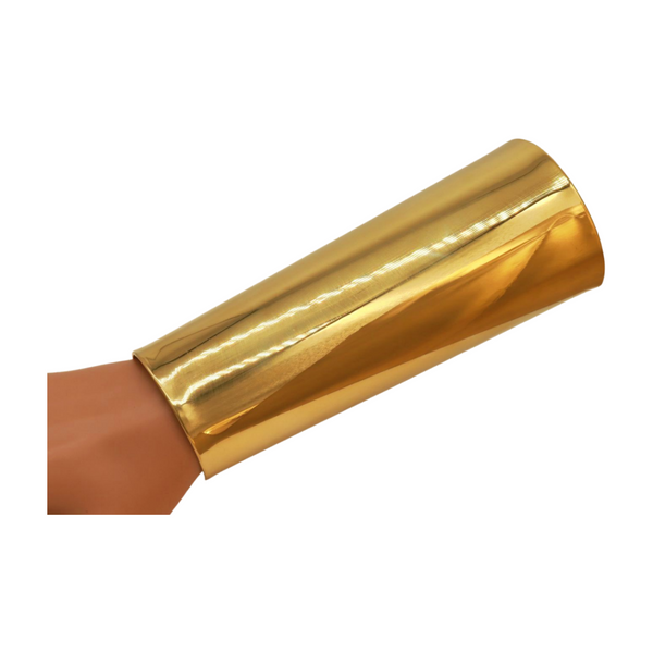 Brand New Women Gold Metal Extra Long Cuff Bracelet Jewelry Accessories Bling Wide