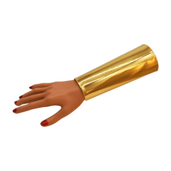 Brand New Women Gold Metal Extra Long Cuff Bracelet Jewelry Accessories Bling Wide