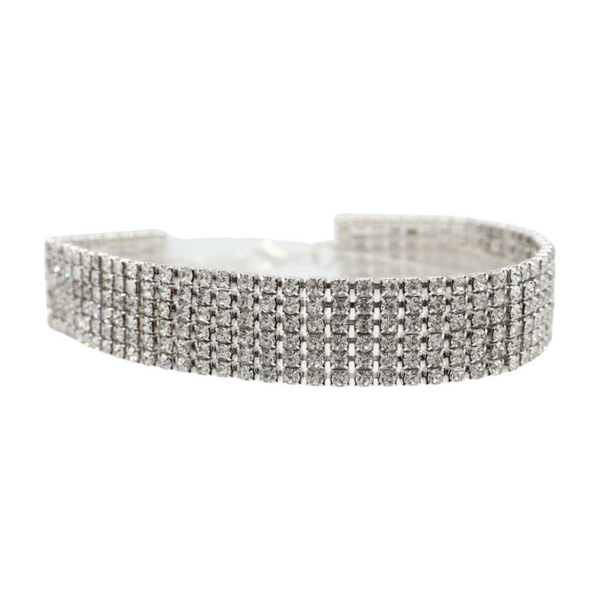 Brand New Women Silver Metal Boot Chain Bracelet Shoe Bling Rhinestones Charm