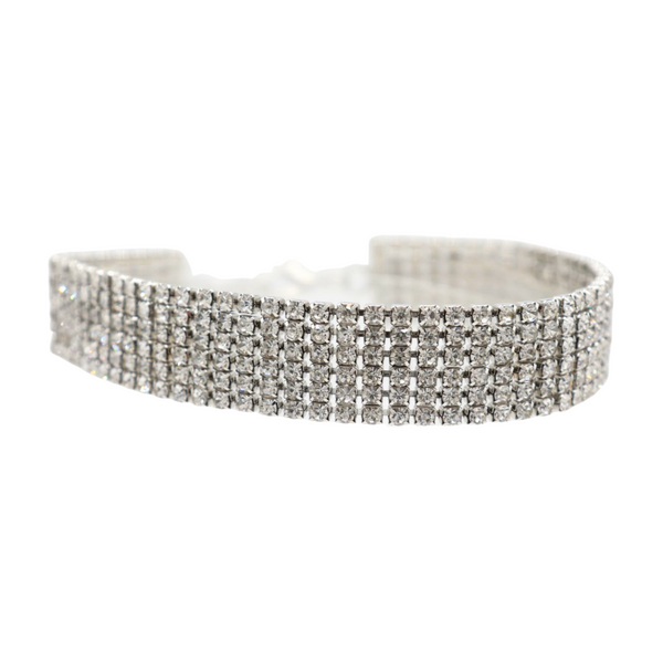 Brand New Women Silver Metal Boot Chain Bracelet Shoe Bling Rhinestones Charm