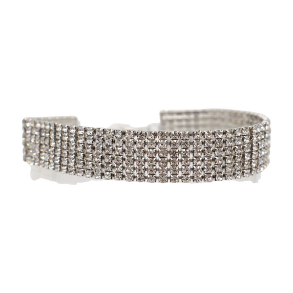 Brand New Women Silver Metal Boot Chain Bracelet Shoe Bling Rhinestones Charm