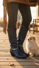 Brand New Women Silver Metal Chain Boots Bracelet Shoe Heart Love Charm Winter Anklet SET BC109