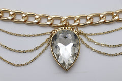 Brand New Women 2PCS Gold Boot Chain Bracelet Waves Bling Bead Charm Shoe Anklet BC66