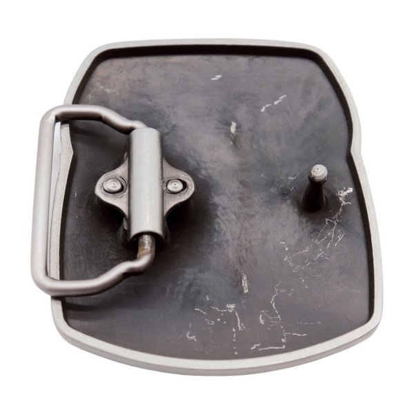 Men Women Silver Metal Belt Buckle Tiki Mask Statue Animation