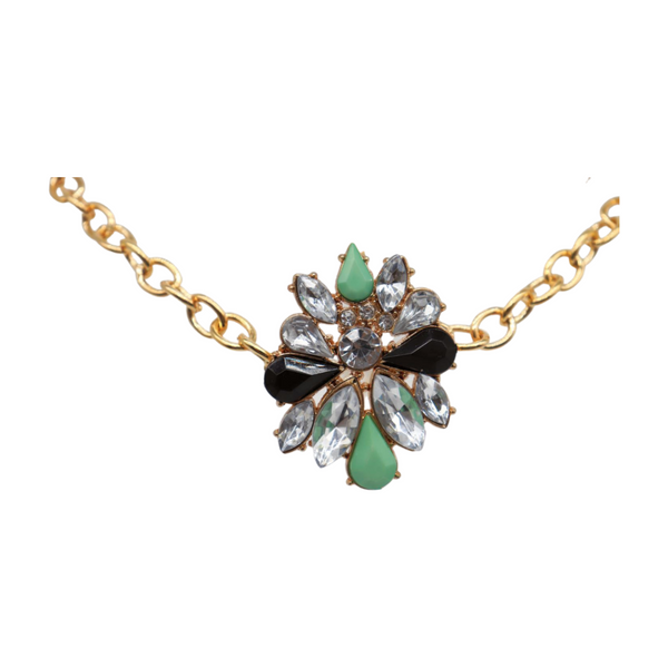 Women Gold Metal Boot Chain Bracelet Shoe Bling Star Charm
