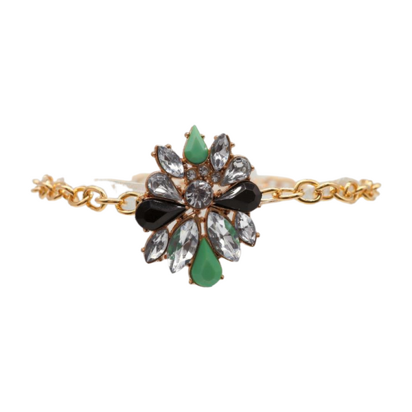 Women Gold Metal Boot Chain Bracelet Shoe Bling Star Charm