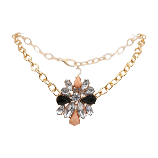 Women Gold Metal Boot Chain Bracelet Shoe Silver Star Charm
