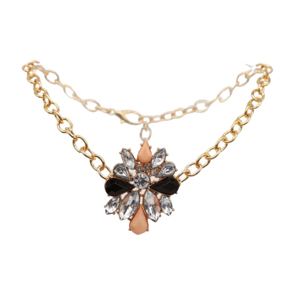 Women Gold Metal Boot Chain Bracelet Shoe Silver Star Charm
