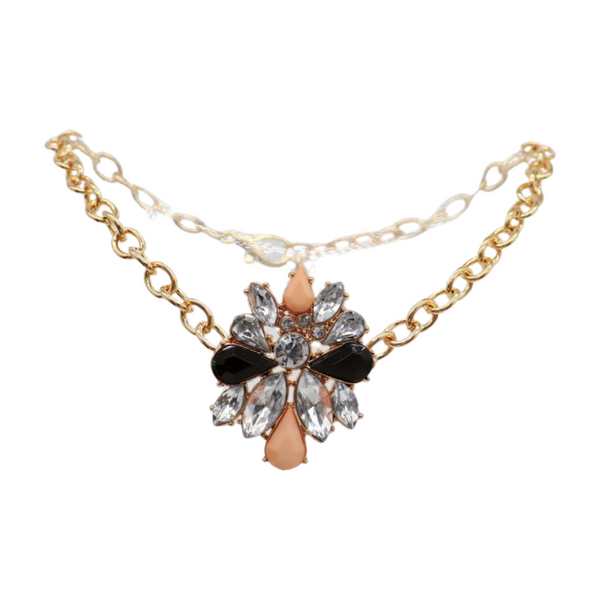 Women Gold Metal Boot Chain Bracelet Shoe Silver Star Charm