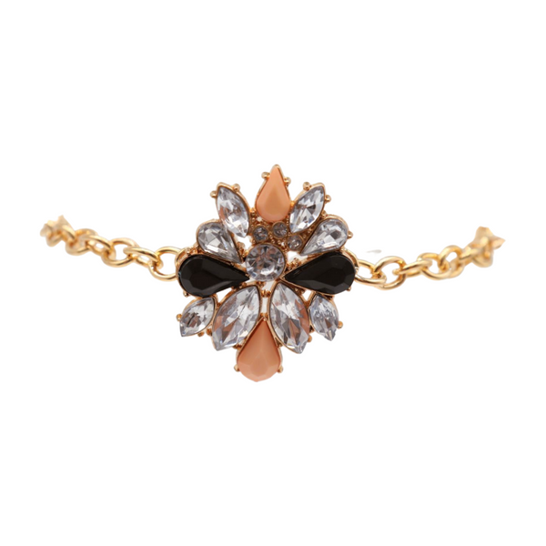 Women Gold Metal Boot Chain Bracelet Shoe Silver Star Charm