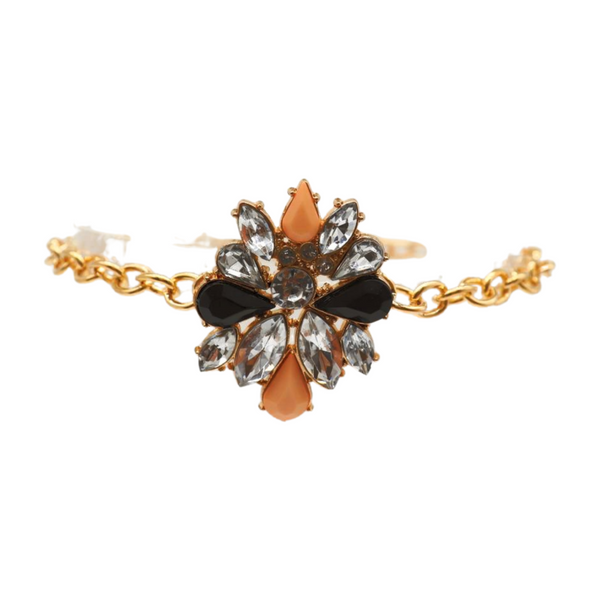 Women Gold Metal Boot Chain Bracelet Shoe Silver Star Charm