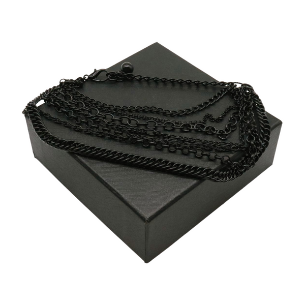 Brand New Women Black Metal Chain Boot Bracelet Anklet Shoe Wave Charm Texas Western Style