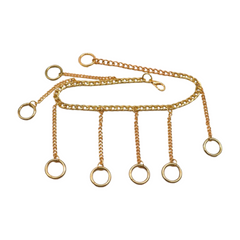 Women Gold Metal Chain Boot Bracelet Anklet Shoe Ring Charms Fashion Jewelry