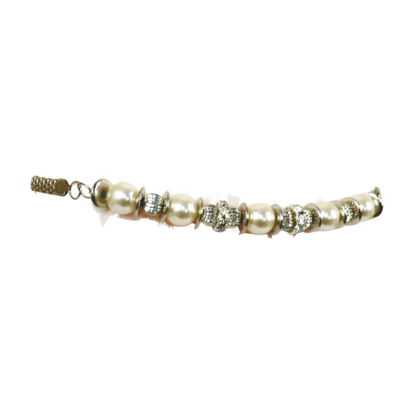 Brand New Women Silver Metal Chain Beaded Belt Bling Size S M L
