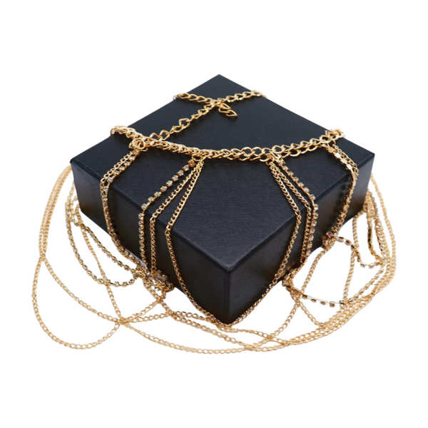 Brand New Women Gold Metal Chain Waves Belt Silver Bling S M