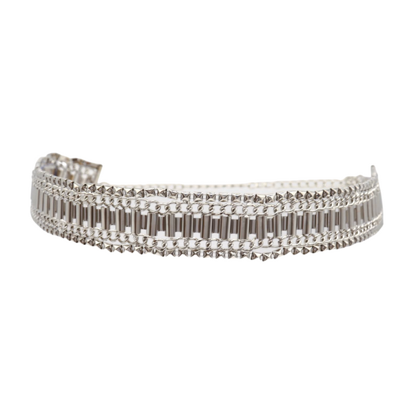 Brand New Women Silver Metal Chain Fashion Belt Size S M L
